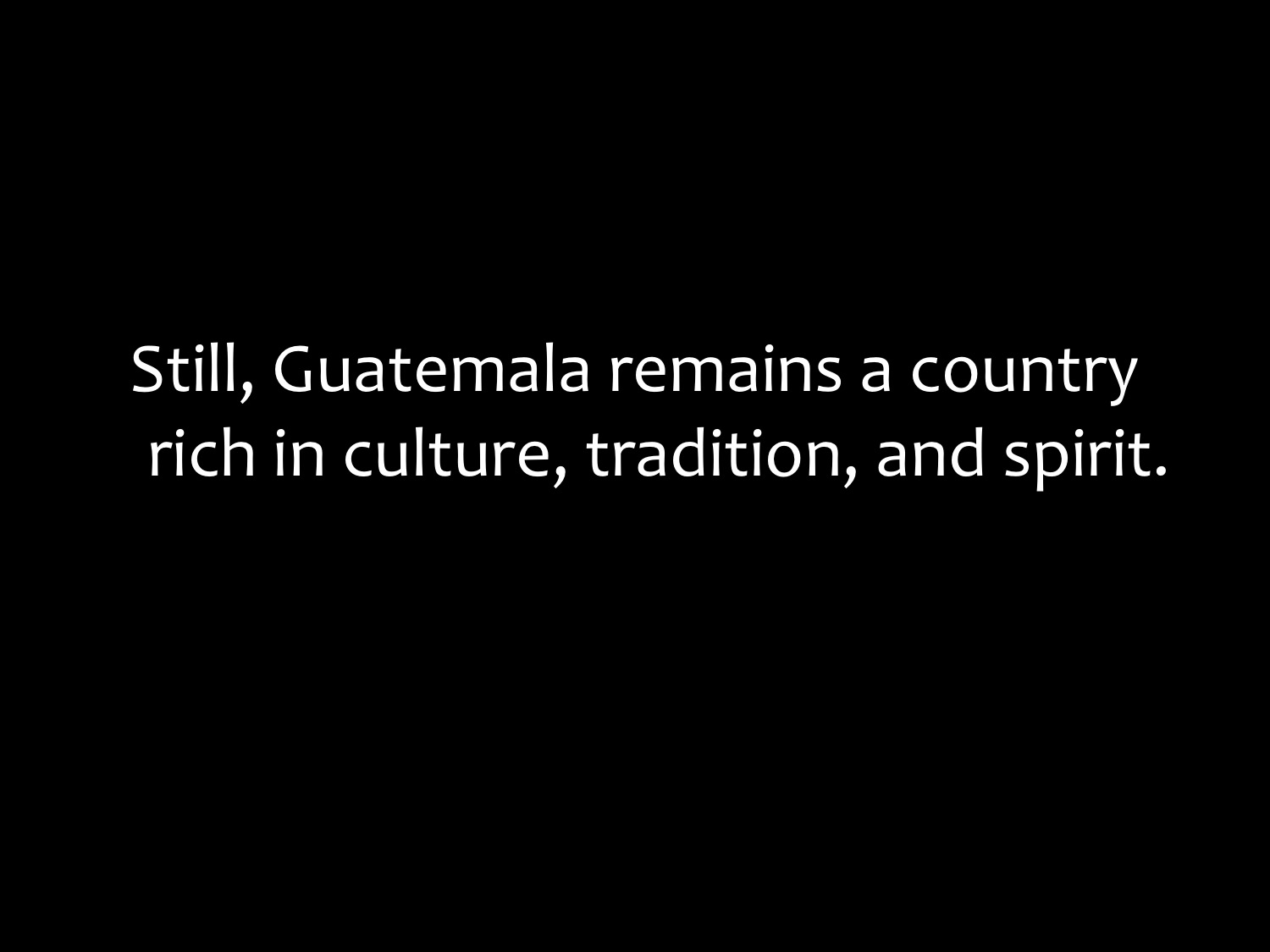 Media - About Guatemala